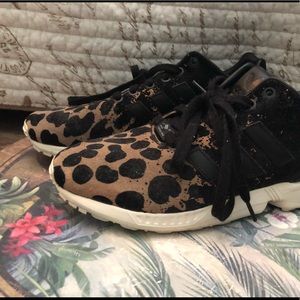 Adidas leopard print sneakers!